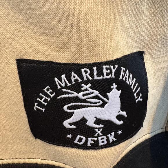 Defend Brooklyn X Marley Family Hoodie Men Large Leaf Print Colorblock - Picture 5 of 11